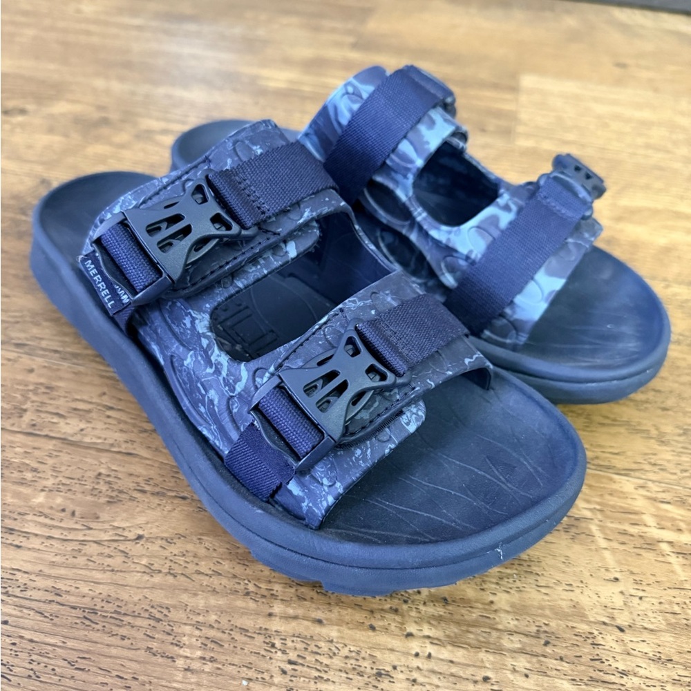 Merrell men Navy Blue Sandals - Picture 2 of 5
